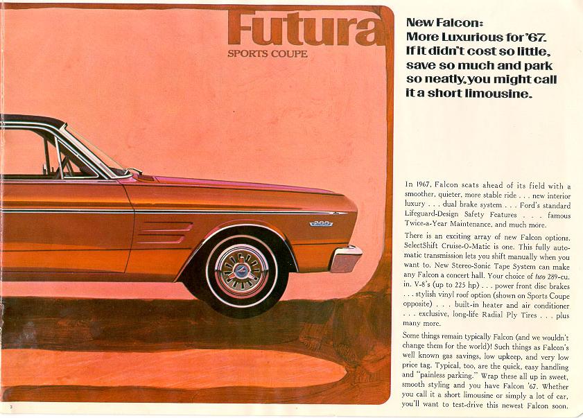 1967 Ford Falcon Brochure Page 3